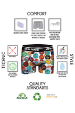 Boxershort Kronkorken aus hochwertiger Baumwolle