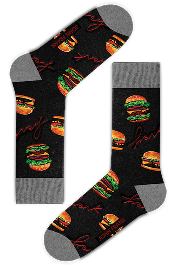 John Fank Fun Socken Burger superior Cotton