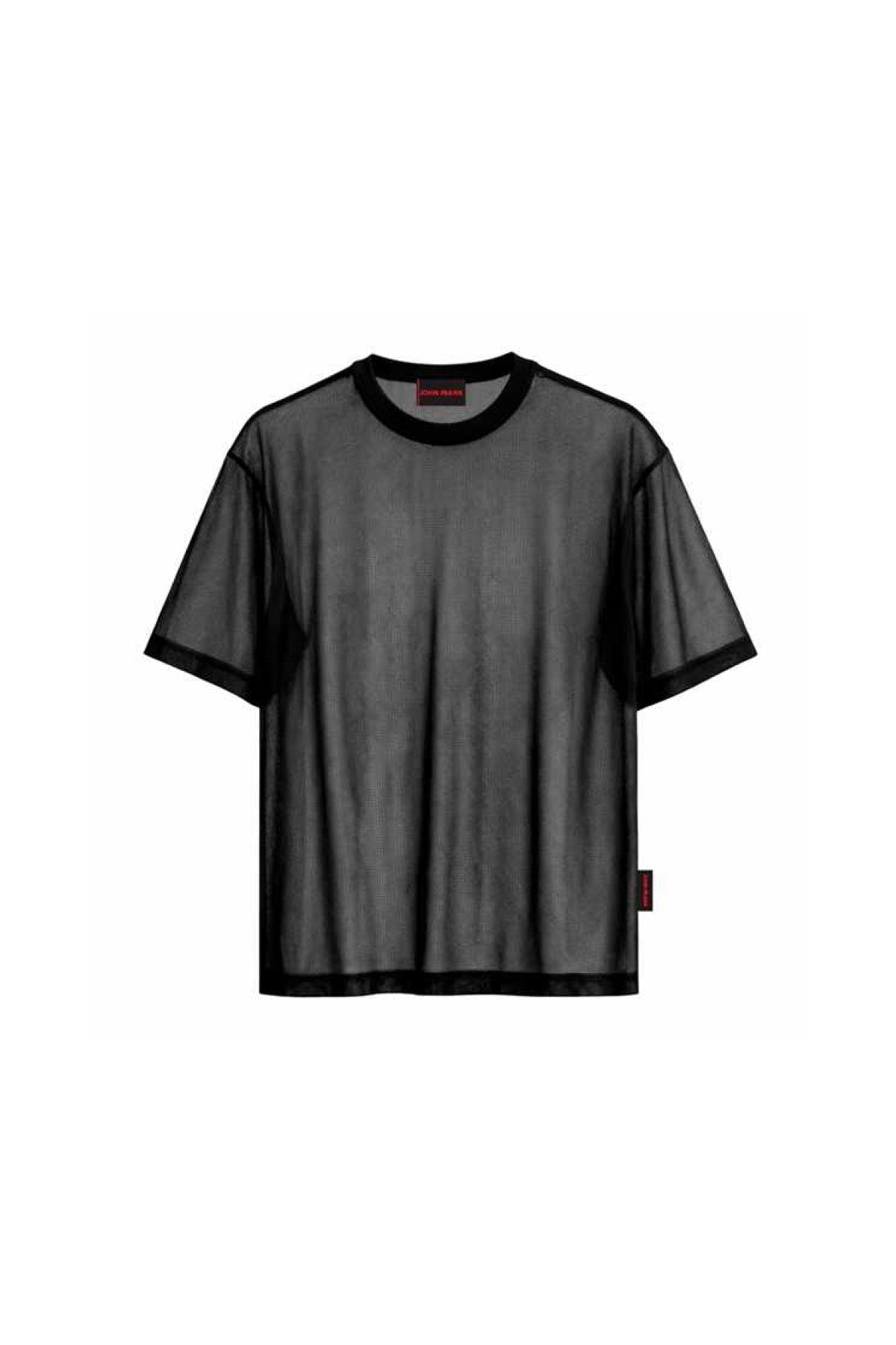 John Frank JFTXTUL01-TULLE Schwarz