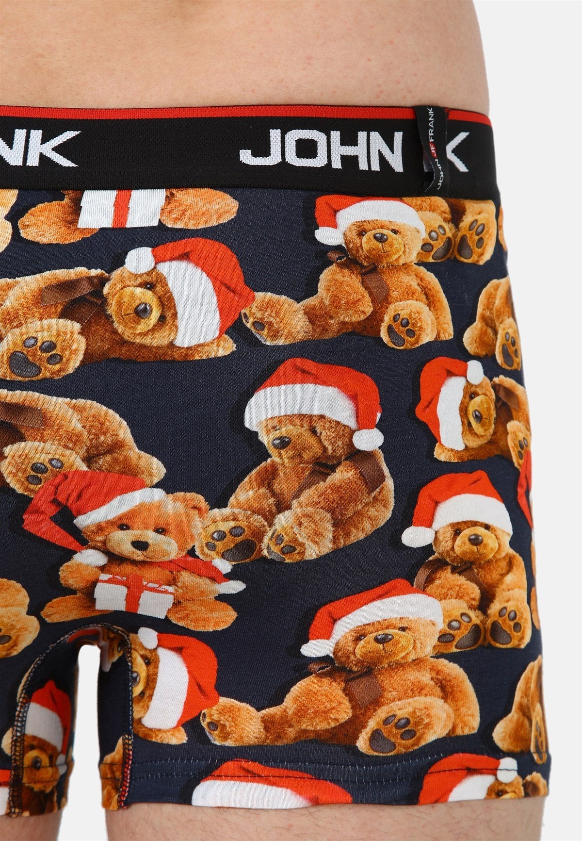 Boxershort Weihnachtsteddy aus hochwertiger Baumwolle