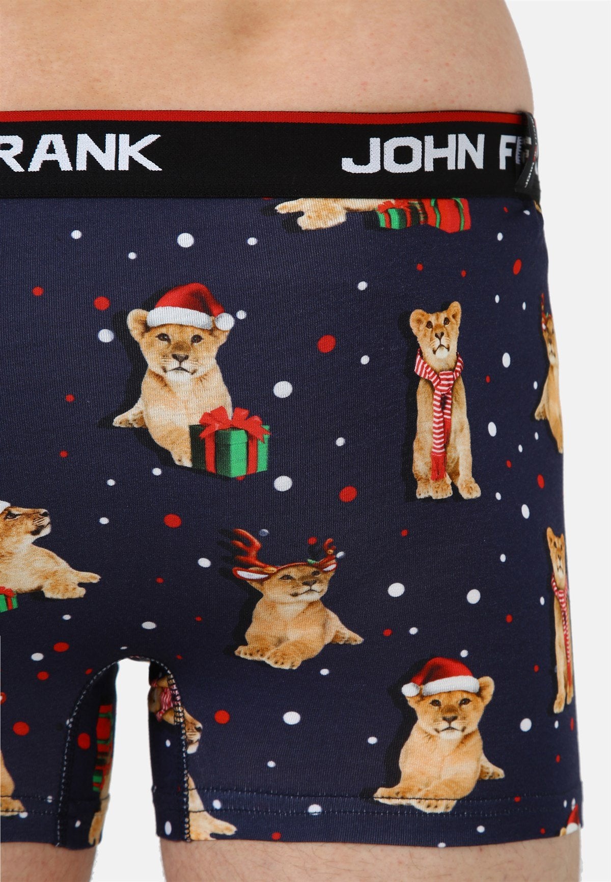 Boxershort Weihnachtslion aus hochwertiger Baumwolle