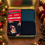 John Frank Fun Socken Christmas 4er Pack aus superior Cotton