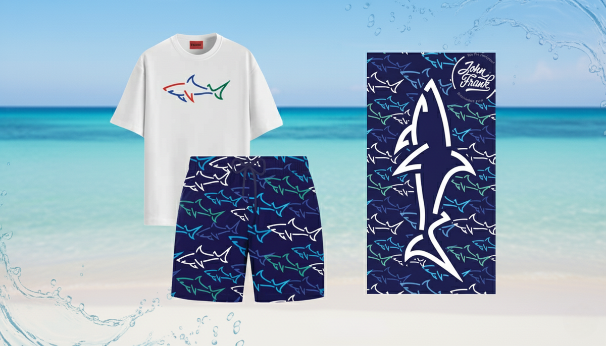 John Frank Kollektion shark Navy