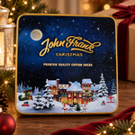 John Frank Fun Socken Christmas 4er Pack aus superior Cotton