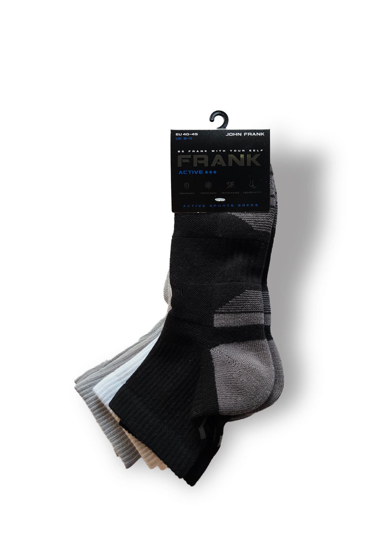 John Fank Active SportSocken 3er Pack