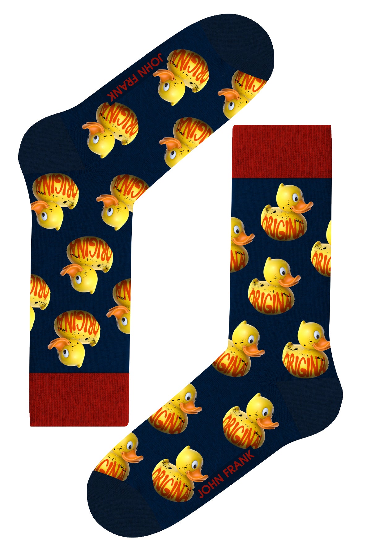 John Fank Fun Socken Ente aus superior Cotton