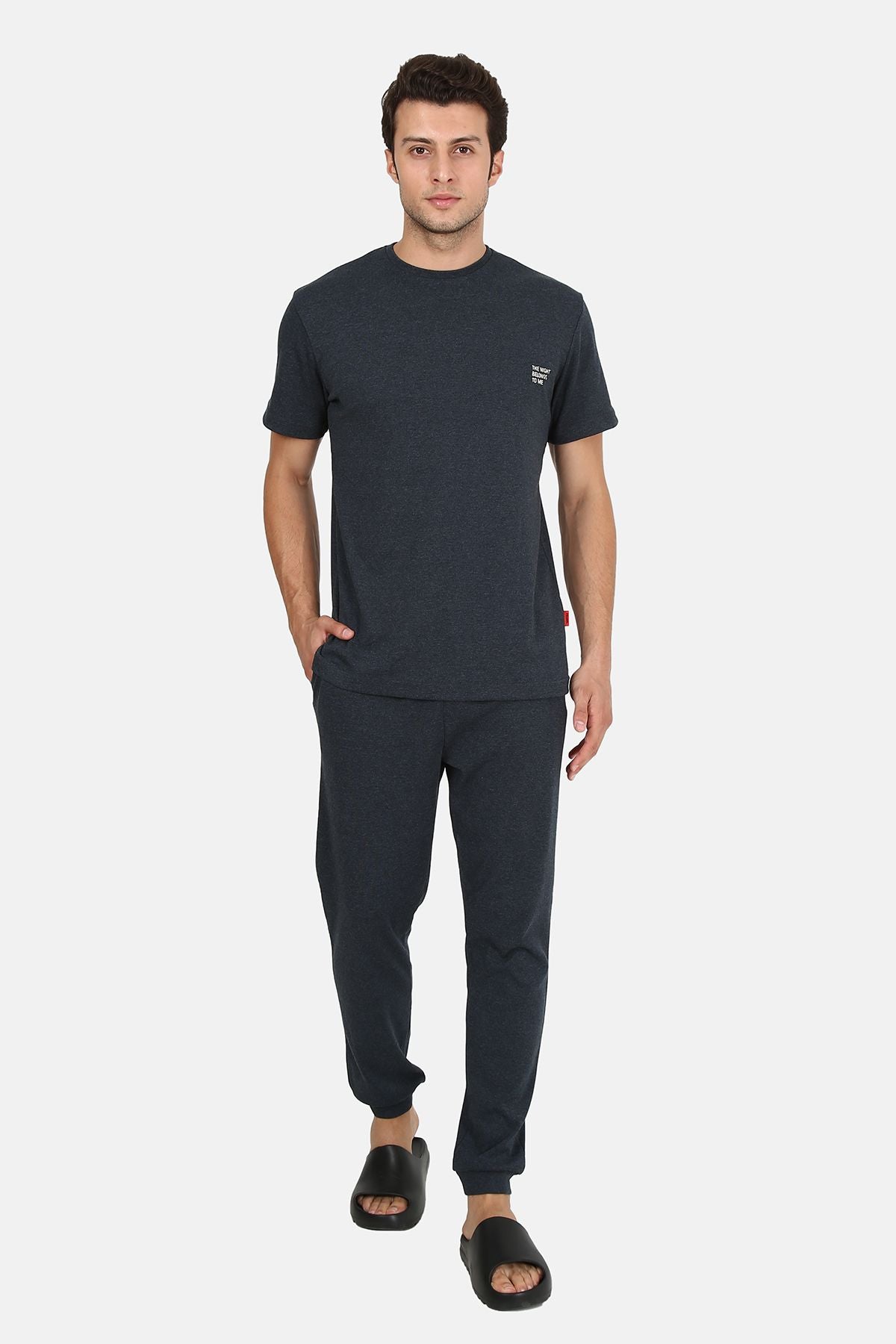 John Frank Basicline Pyjama-Set – The Night