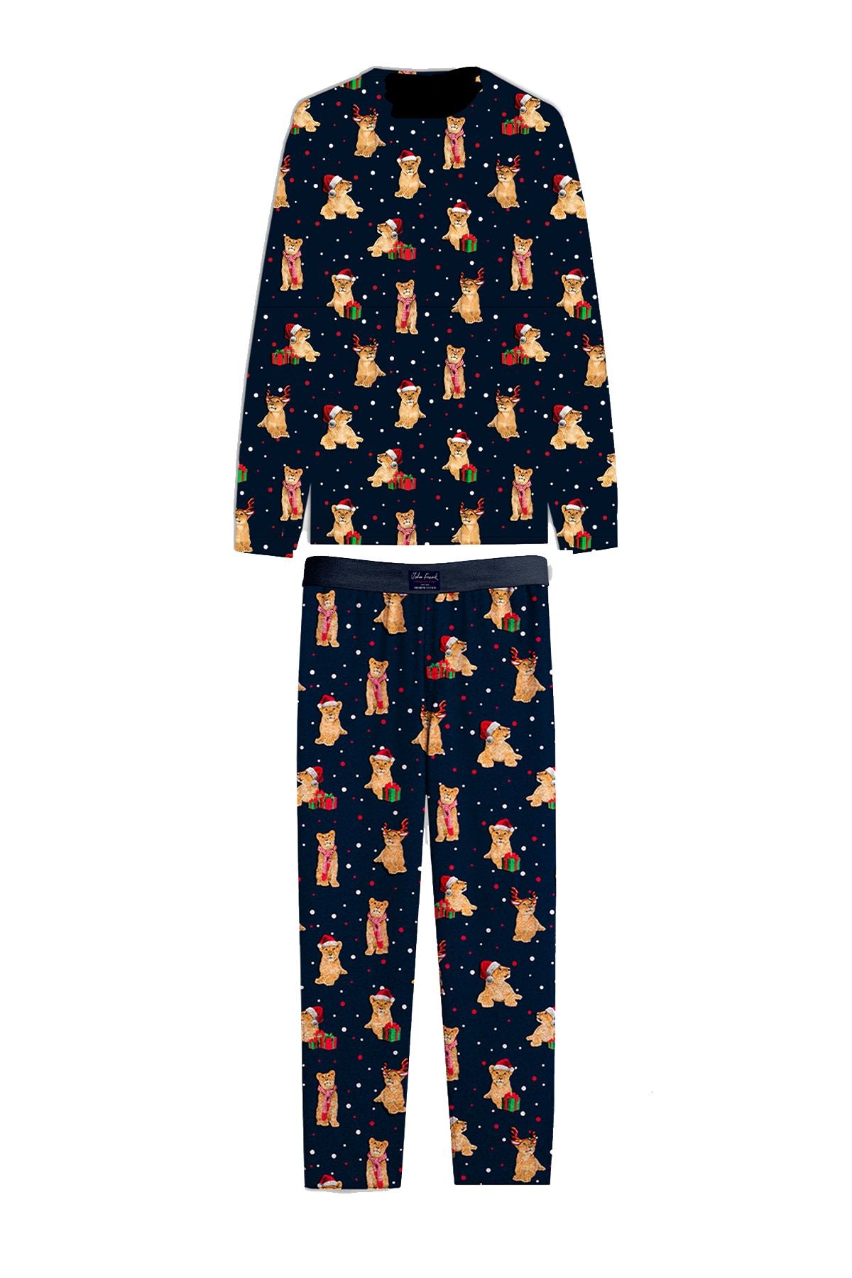 John Frank Christmas Pyjama-Set – Party Lion