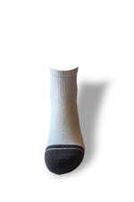 John Fank Active SportSocken Weiß/Grau long