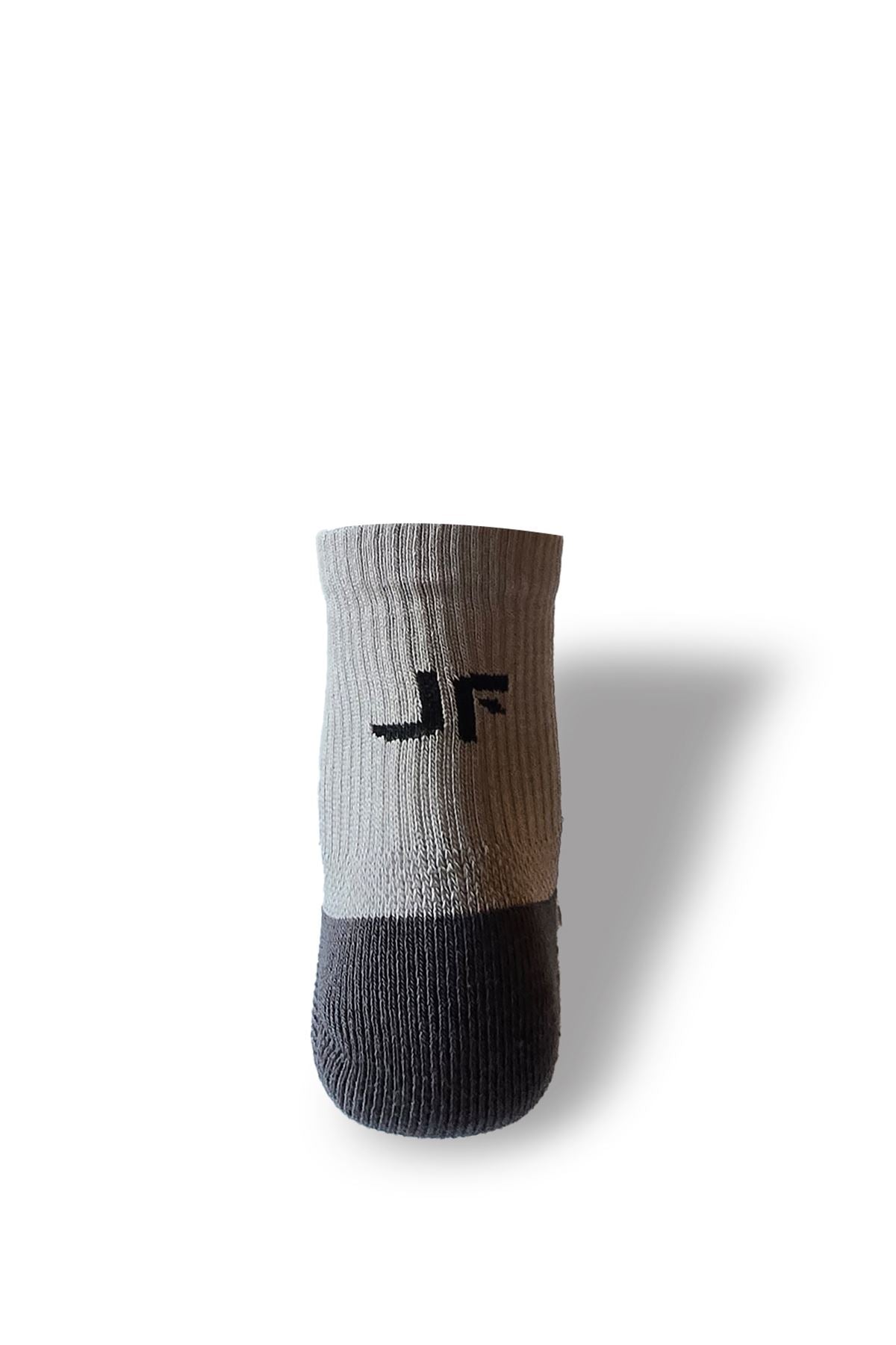 John Fank Active SportSocken Grau/Schwarz long