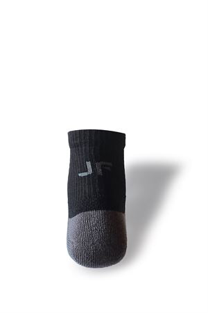 John Fank Active SportSocken Schwarz/Grau long