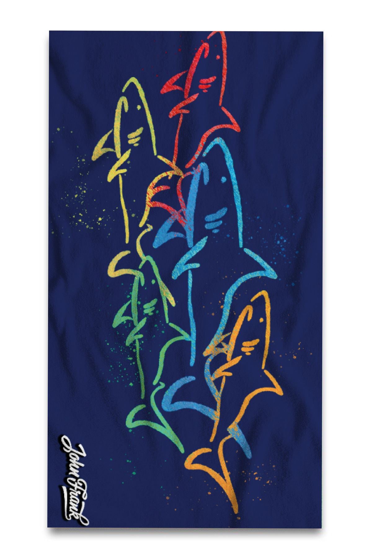 Strandtuch Spray Shark