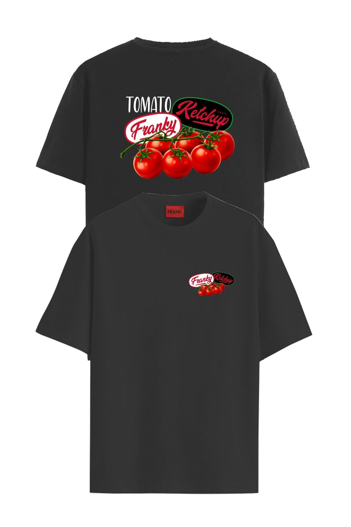 John Frank Printed T-Shirt Tomato