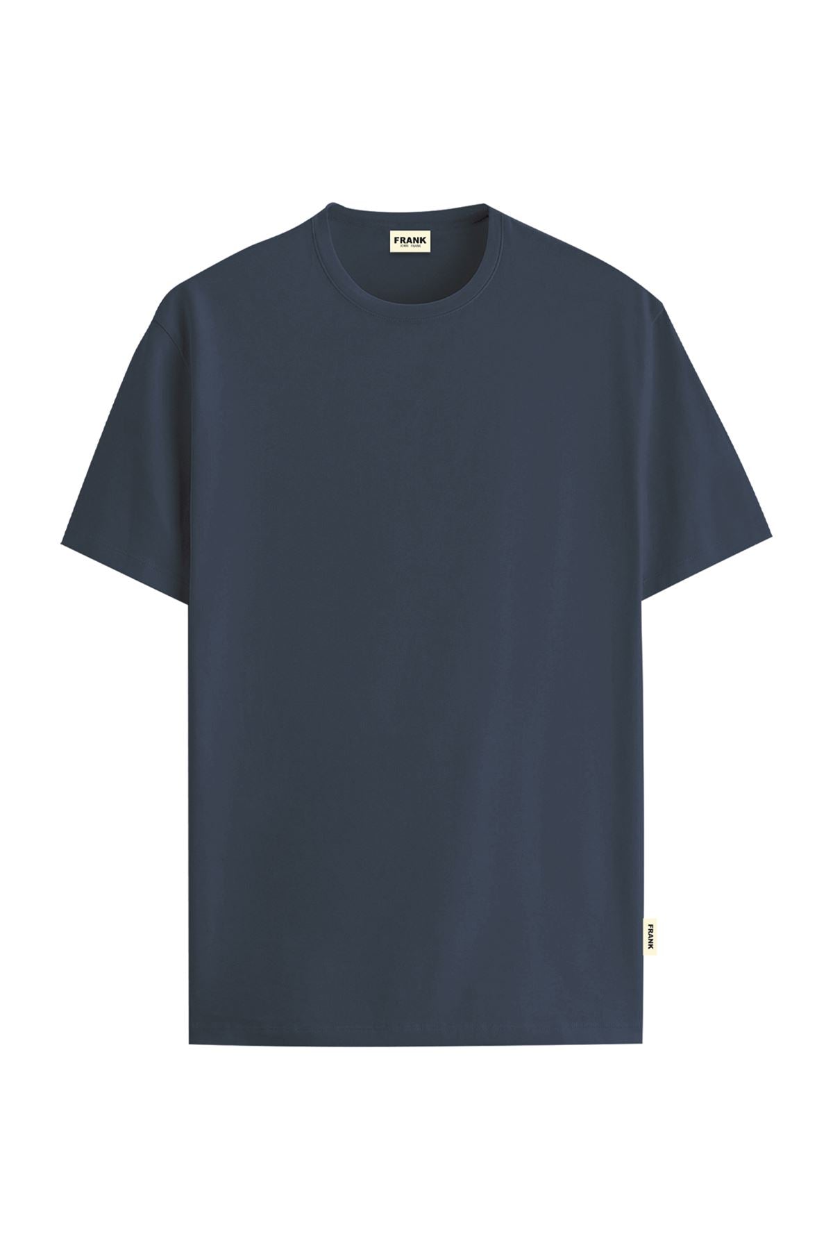 John Frank Basicline T-Shirt Navy