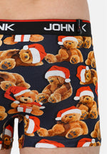Boxershort Weihnachtsteddy aus hochwertiger Baumwolle